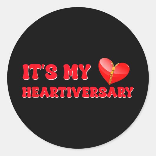 私の心の愛のチェド認識度ハート病 ラウンドシール (正面)