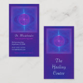 私の心の目の抽象美術 名刺 (正面/裏面)