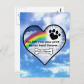 私の心の足跡 ポストカード (正面/裏面)