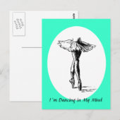 私の心の踊り ポストカード (正面/裏面)