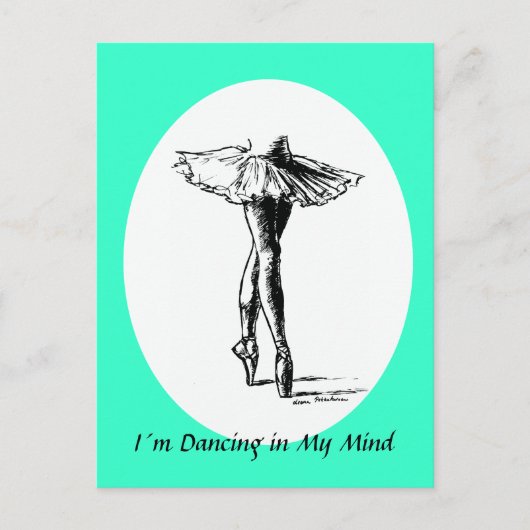 私の心の踊り ポストカード (正面)