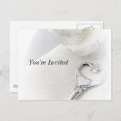 私の心の鍵 インビテーションポストカード (正面/裏面)