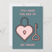 私の心の鍵 バレンタイン シーズンカード (正面)