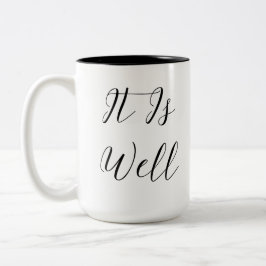 私の心の黒人クリスチャンは結構だ ツートーンマグカップ