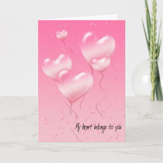 私の心はあなたに カード (正面)