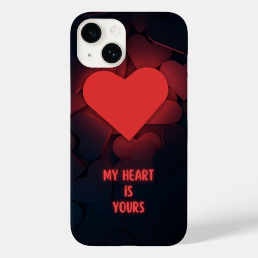 私の心はあなたのもの iPhone 14 カバー (裏面)