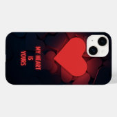 私の心はあなたのもの iPhone 14 カバー (裏面 (横))