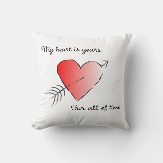 私の心はいつまでもあなたのもの クッション (正面)