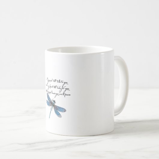 私の心はまだ私の心があなたと私のハートドラに話す コーヒーマグカップ (正面右)