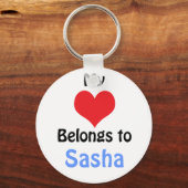 私の心はサーシャに キーホルダー (正面)