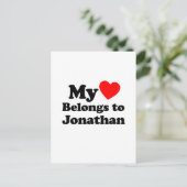 私の心はジョナサンに属している ポストカード (スタンド正面)