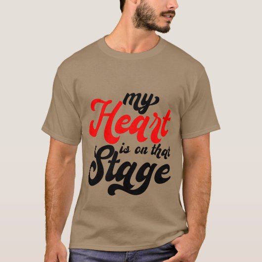 私の心はステージ上で帽子をかぶっている少年 Tシャツ (正面)