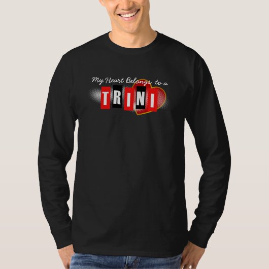 私の心はトリニに属している Tシャツ (正面)