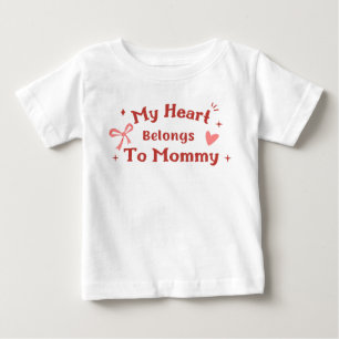 私の心はママのもの ベビーTシャツ