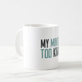 私の心は余りにねじれています コーヒーマグカップ (正面左)