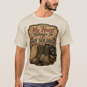 私の心は兵士のもの Tシャツ