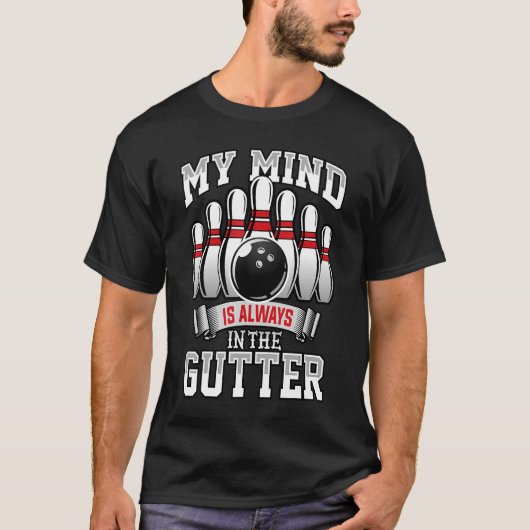 私の心は常に側溝Tee男性女性B0wl Tシャツ (正面)