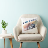 私の心は常に男性と女性の車の愛をレース クッション (椅子)