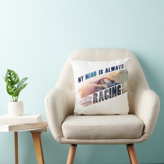 私の心は常に男性と女性の車の愛をレース クッション (椅子)