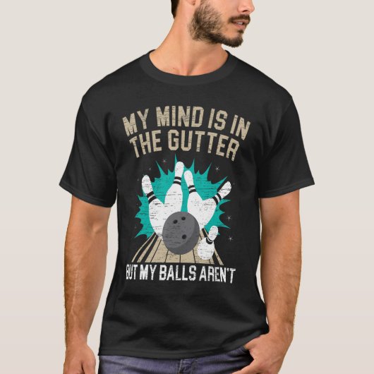 私の心は樋B0wlingコーチB0wlerボールにある Tシャツ (正面)