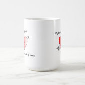 私の心は永遠にあなたのもの コーヒーマグカップ (中央)