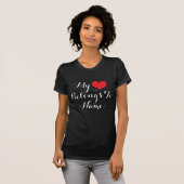 私の心は<Name>のもの Tシャツ (正面フル)