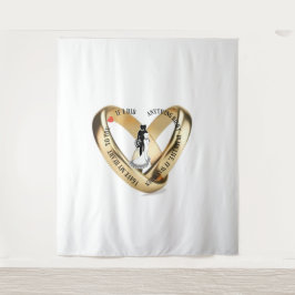 私の心をあなたに捧げた タペストリー