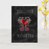 私の心をあなたに グリーティングカード (黄色い花)