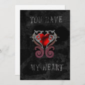 私の心をあなたに (赤) シーズンカード (正面/裏面)