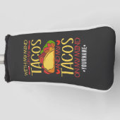 私の心をタコスとタコスに ゴルフヘッドカバー (正面)