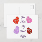 私の心を幸せにしてくれる シーズンポストカード (正面/裏面)