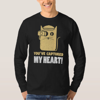 私の心を捉えた写真撮影カメラマン Tシャツ