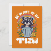 私の心を畏敬する 招待状 (正面)