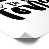 私の心話は勇気感動的正直な引用文 ポスター (角)