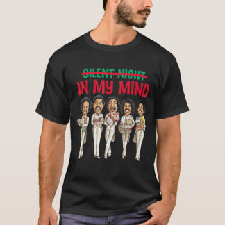 私の心静かの中の夜ブラックアフリカンアメリカンファム Tシャツ