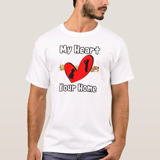 私の心、あなたの家 Tシャツ (正面)