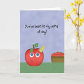 私の心 カード (黄色い花)