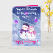 私の心 カード (黄色い花)