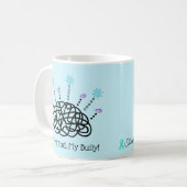 私の心、私のいじめっ#2トゥレット症候群マグカップ コーヒーマグカップ (正面左)