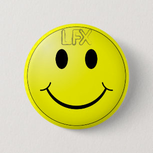 私の心Imの幸せな黄色のLFXボタンLFX 缶バッジ
