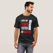 私の忍耐力を試したけどダメでした Tシャツ (正面フル)