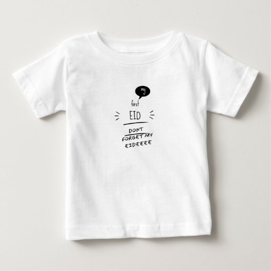 私の忘れ栄恵を防ぐ ベビーTシャツ (正面)