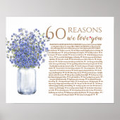 私の忘れ結び目60私たちが愛する理由 ポスター (正面)