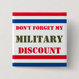私の忘れ軍隊割引しない 缶バッジ
