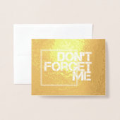 私の忘れTouch文保に含めない 箔カード (封筒付き正面)