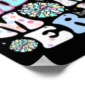 私の応援ママエラおもしろいチアリーティング母ダ ポスター (角)