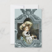 私の忠実な友人RSVP 出欠カード (正面)