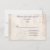 私の忠実な友人RSVP 出欠カード (裏面)