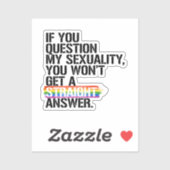 私の性もし性を疑う シール (シート)