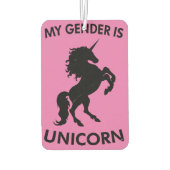 私の性別はユニコーンだ カーエアーフレッシュナー (裏面)